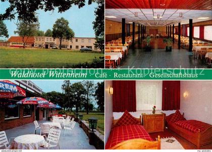 Westerstede Waldhotel Wittenheim Cafe Restaurant Gesellschaftshaus Terrasse Zimm