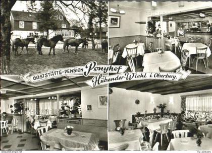 Wiehl Oberbergischer Kreis Gaststaette-Pension Ponyhof Huebender-Wiehl x 1966
