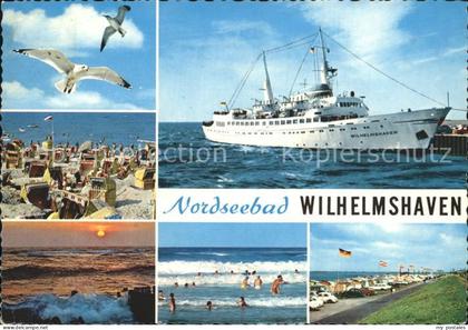 Wilhelmshaven  CITY Strand Passagierschiff Wilhelmshaven Badestrand Geniusbank