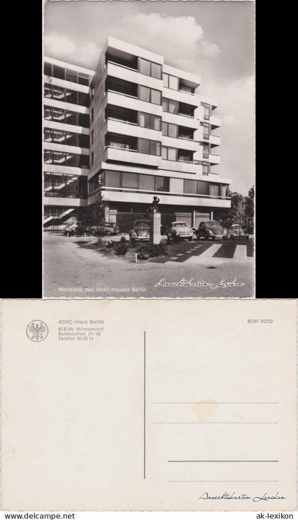 Wilmersdorf-Berlin Westseite des ADAC-Hauses Berlin, Bundesallee 1965