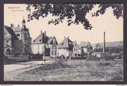 Vintage postcard Germany Wipperfurth Kaiser-Strasse Street View Houses