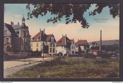 Vintage postcard Wipperfuerth Kaiserstrasse street view North Rhine Germany