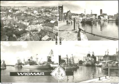 Wismar Mecklenburg Vorpommern Wismar Hafen Werft x 1976