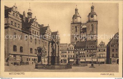 Wittenberg Lutherstadt Marktplatz