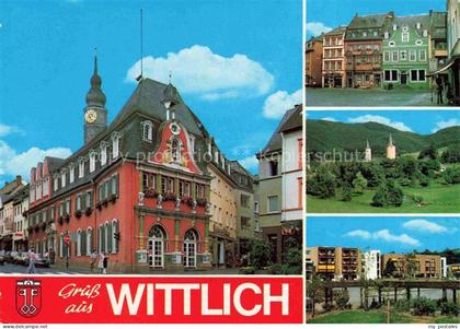 Wittlich Bernkastel-Wittlich Altes Rathaus am Markt Stadtzentrum Panorama