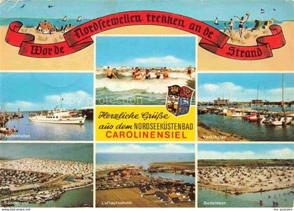 Carolinensiel Ostfriesland Wittmund Niedersachsen Aussenhafen Yachthafen Badestr