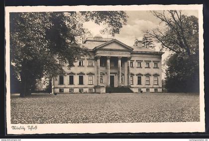 AK Wörlitz, Schloss im Herbst