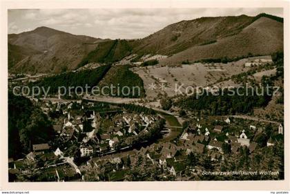 Wolfach Schwarzwald BW Fliegeraufnahme