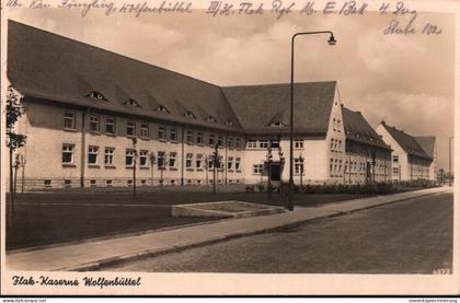 ! 1939, alte Ansichtskarte Wolfenbüttel, Flakkaserne, 3. Reich