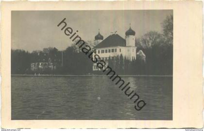 Wolfratshausen - Schloss Ammerland am Starnberger See - Foto-AK - Verlag Friedel Flossmann Wolfratshausen