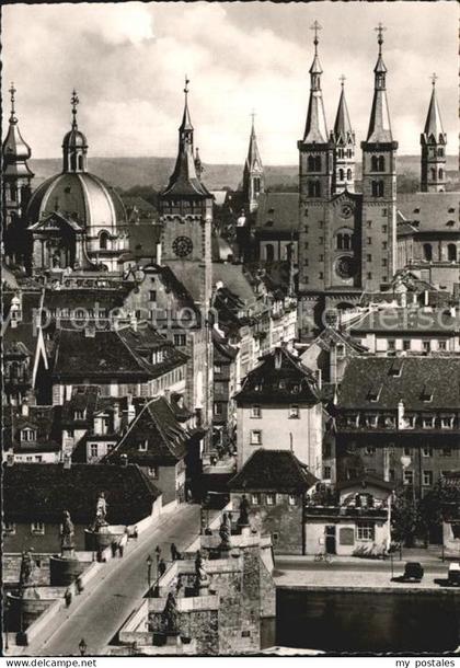 WueRZBURG Bayern Stadtansicht