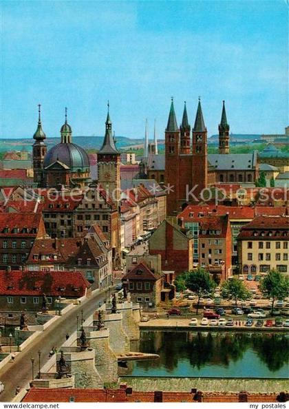 Wuerzburg Dom Rathaus Neumuenster