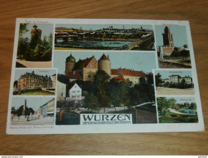 alte AK - Wurzen , 1925 , Mehrbildkarte , Ansichtskarte !!