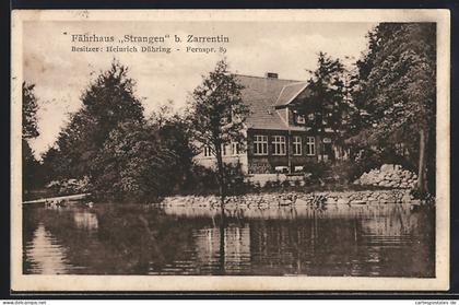 AK Zarrentin, Gasthaus Fährhaus Strangen