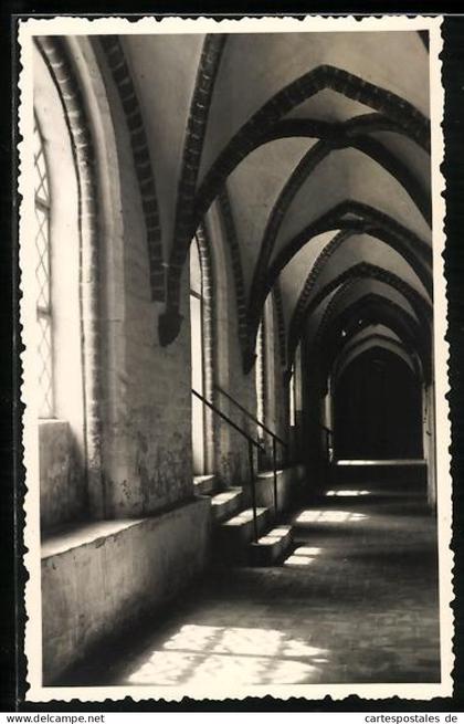 Foto-AK Zehdenick, Kloster, Kreuzgang