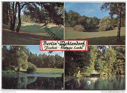 Berlin - Zehlendorf - Fischtal - Krumme Lanke - AK Grossformat - Verlag Kunst und Bild Berlin
