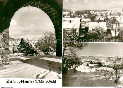 Zella-Mehlis Torblick Panorama Winteridyll