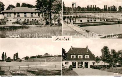 Zerbst Volkspark Bad Sportplatz Stadtbad