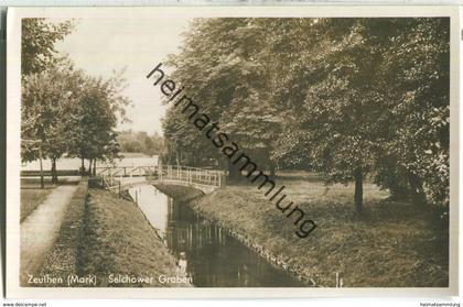 Zeuthen (Mark) - Selchower Graben - Foto-Ansichtskarte - Verlag W. Meyerheim Berlin