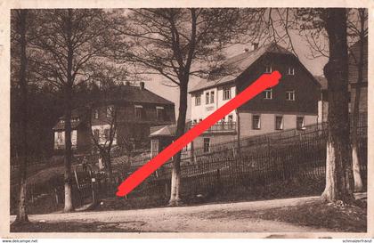 AK Zöblitz Jugendherberge Erzgebirge Ansprung Marienberg Olbernhau Pockau Lengefeld Pobershau Rübenau Sorgau Rittersberg