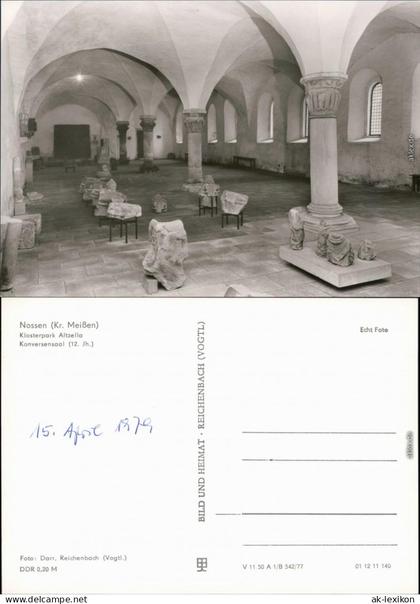 Ansichtskarte Zossen Klosterpark Altzella - Konversensaal 1977