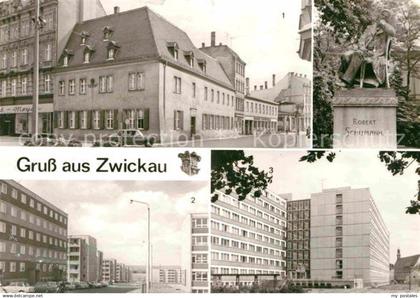 Zwickau Sachsen Schuhmann Haus Neubaugebiet Zwickau Planitz Studenten-Internat