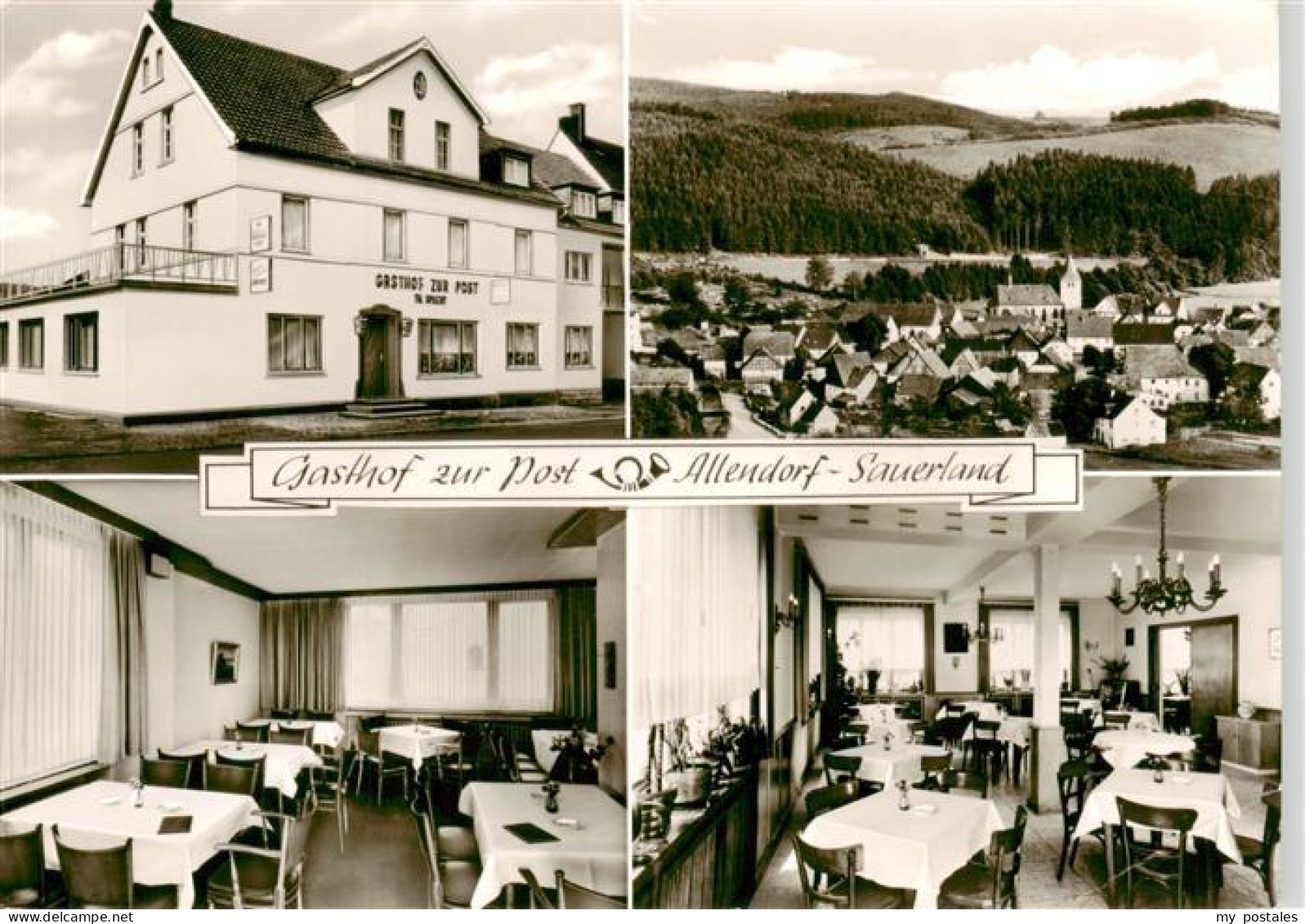 Allendorf Sauerland Sundern Gasthof zur Post Gaststube Panorama