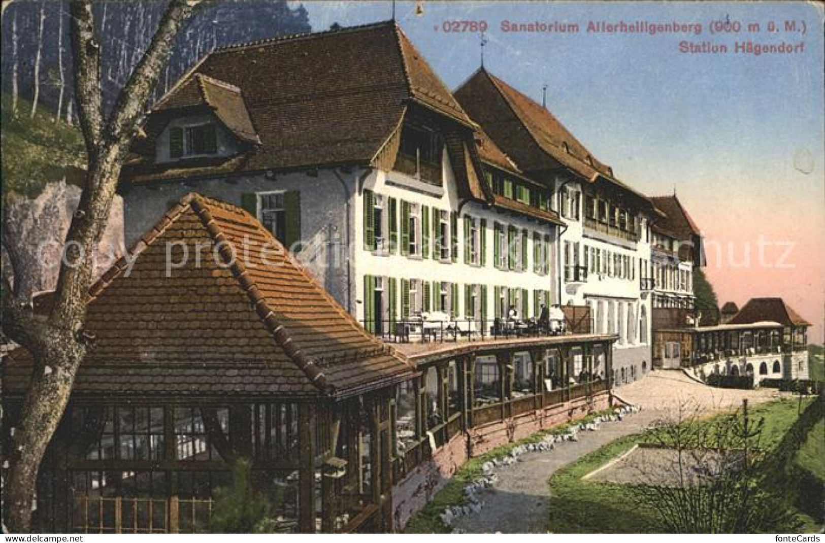 Allerheiligenberg Sanatorium Station Haegendorf