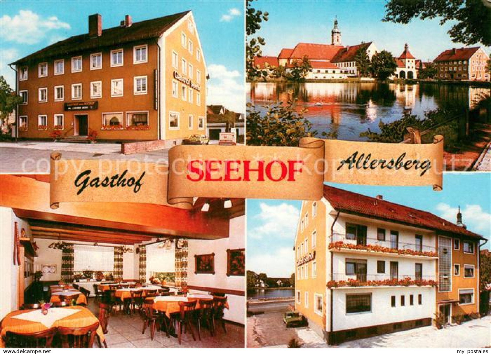 Allersberg Gasthof Seehof Restaurant Gaststube Seepartie