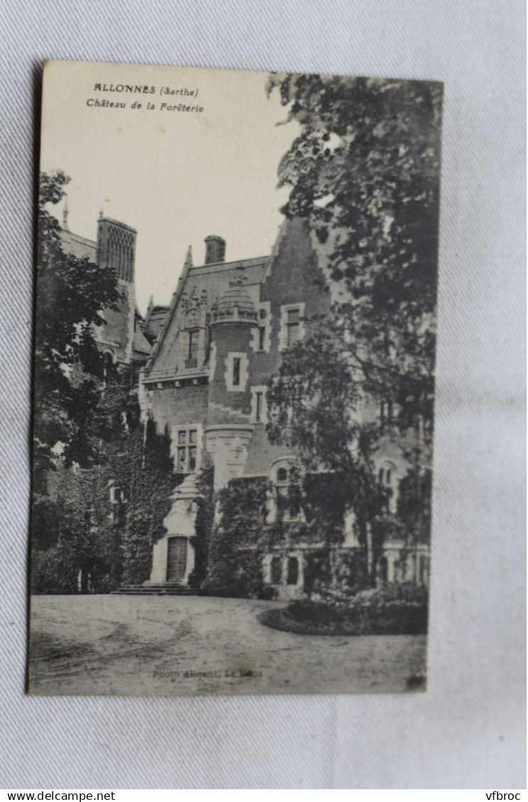 Allonnes, château de la Forêterie, Sarthe 72