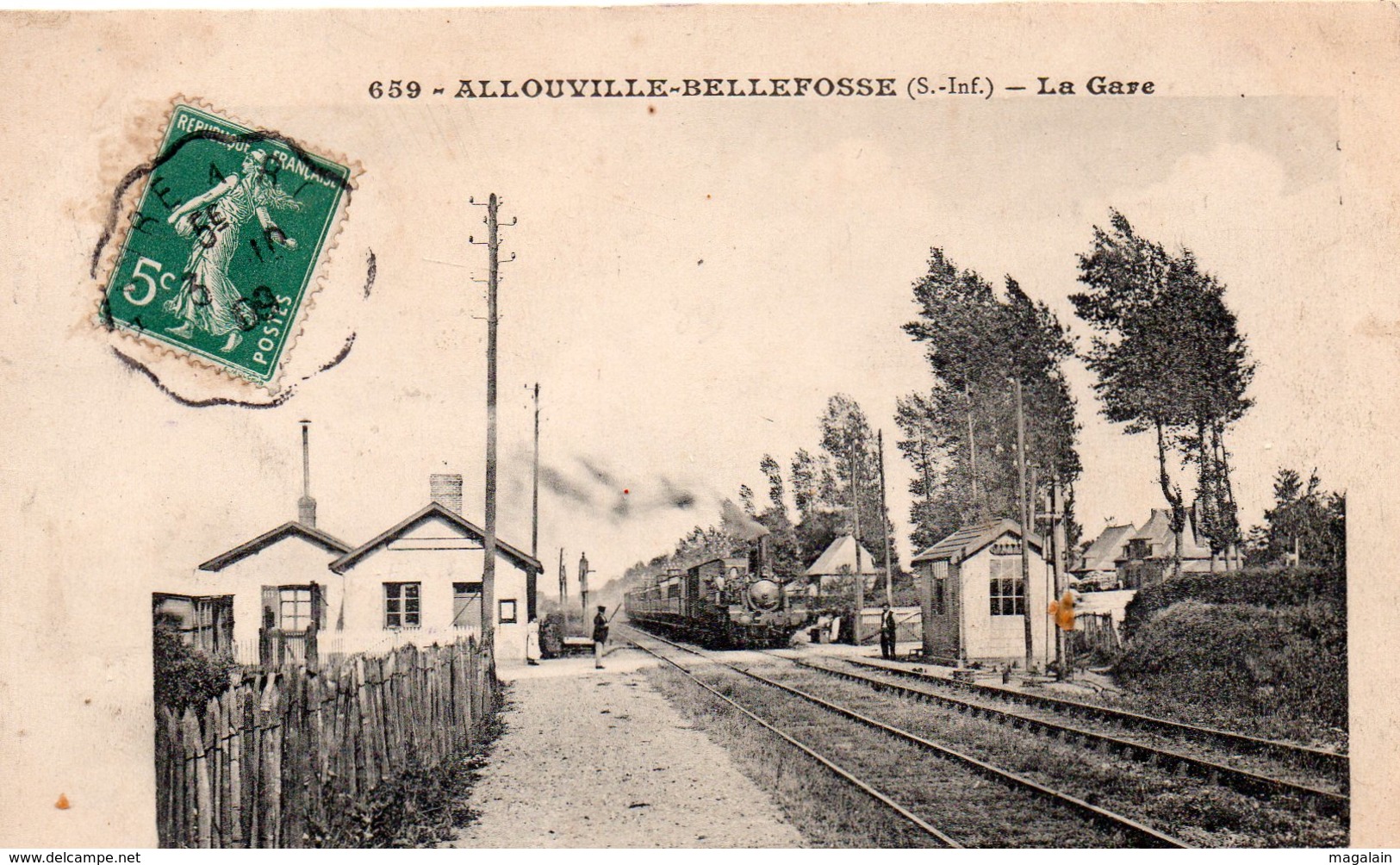 Allouville-Bellefosse : la gare