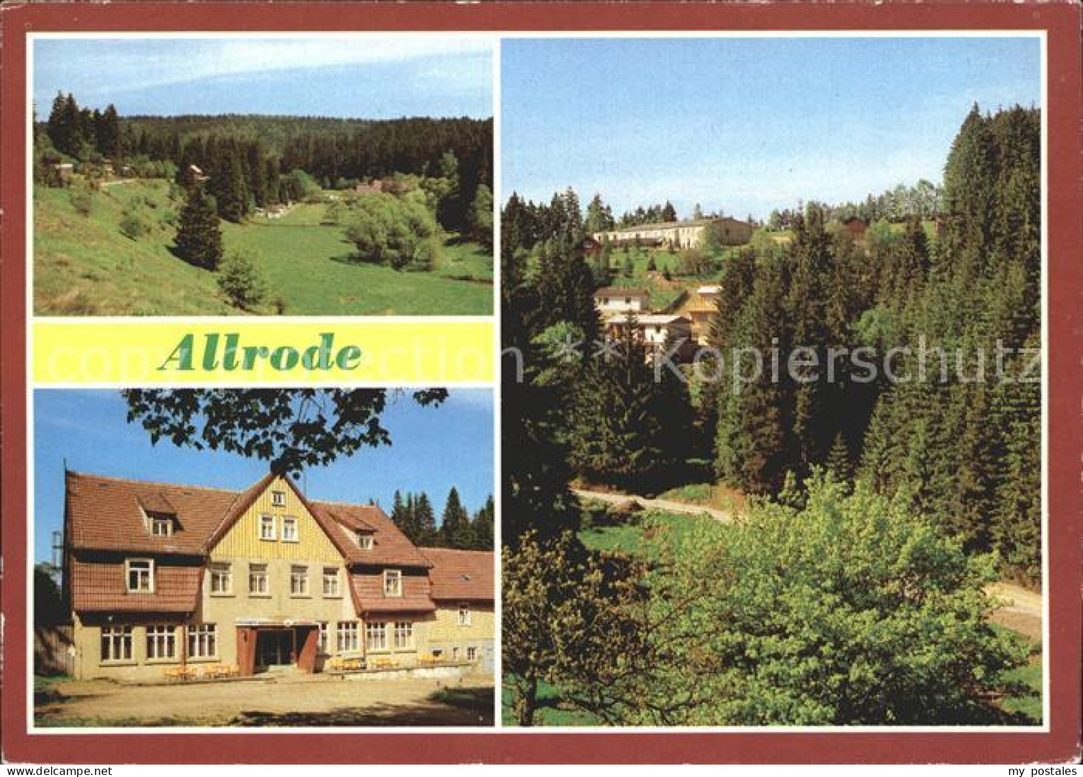 Allrode Bungalowsiedlung Betriebsferienheim Luppbodemuehle Muehlberg