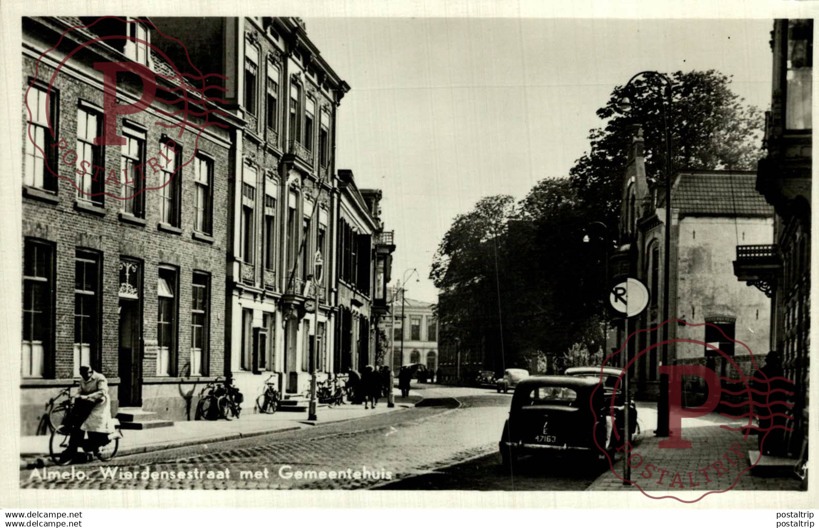 ALMELO  WIERDENSESTRAAT MET GEMEENTEHUIS   Overijssel Almelo  HOLLAND HOLANDA NETHERLANDS