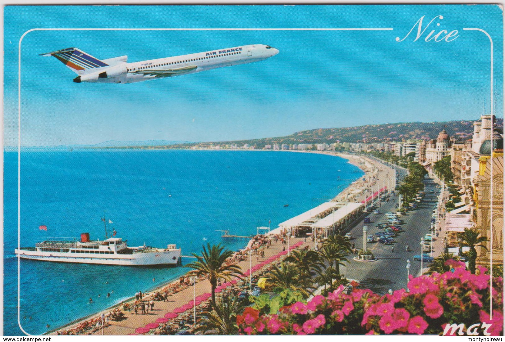 alpes  maritimes :  NICE  (  avion -  bateau)