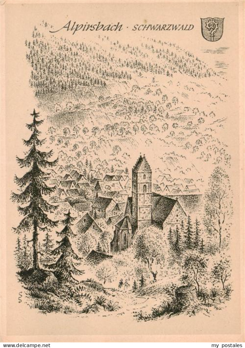Alpirsbach Mittelalterliches Staedtebild