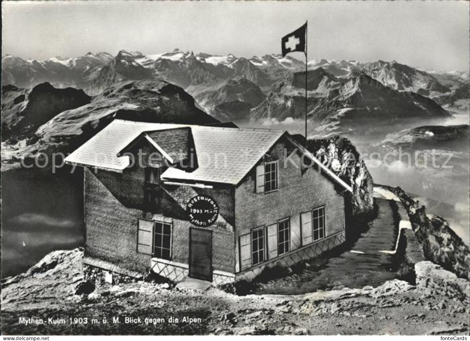 Alpthal Berggasthaus Holzegg Mythen-Kulm
