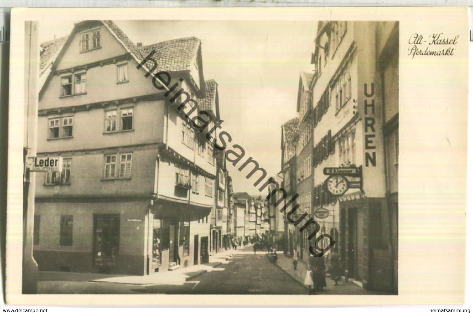 Alt-Kassel - Pferdemarkt - Verlag Bruno Hansmann Kassel