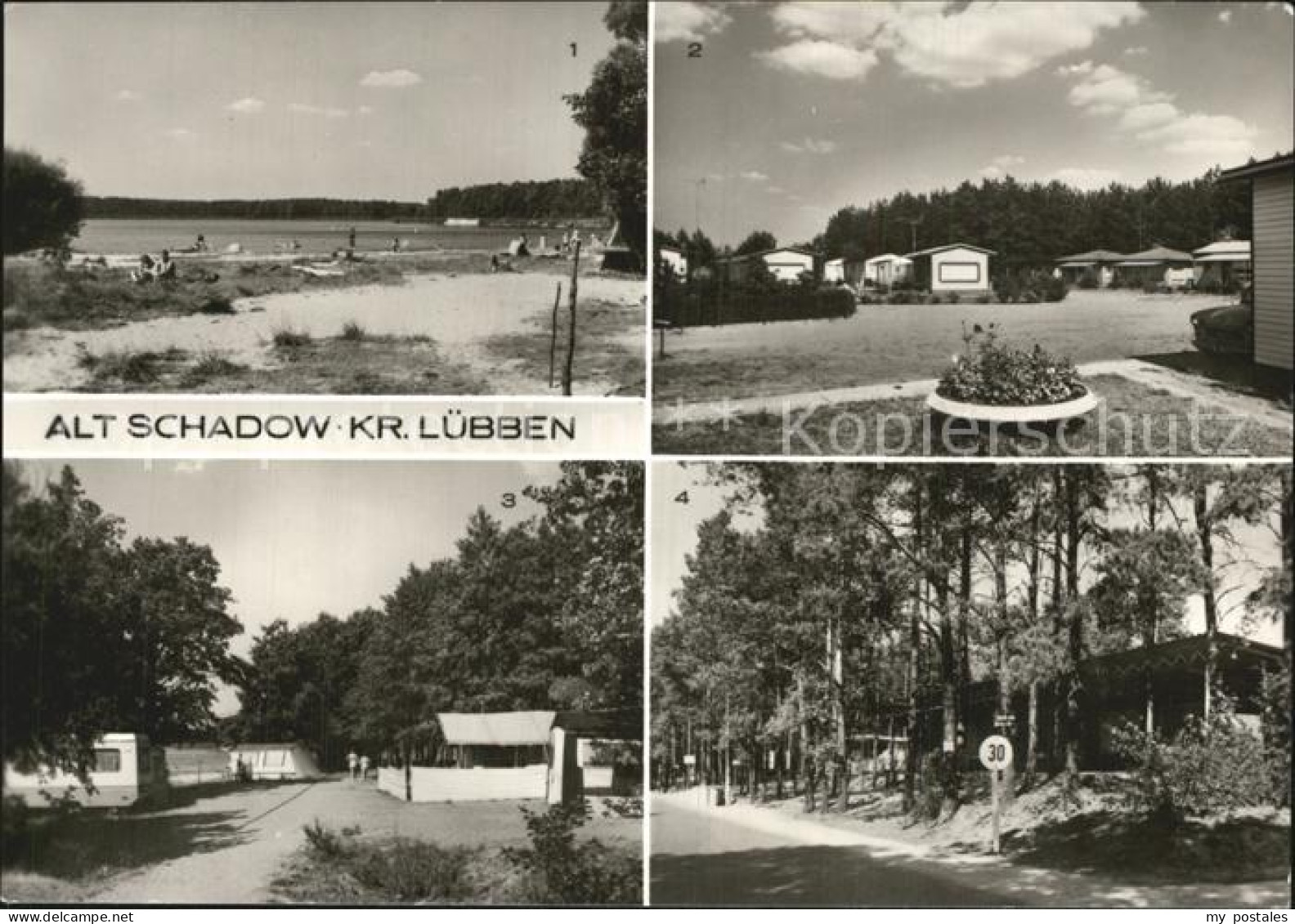 Alt-Schadow Campingplatz Strand Bungalowsiedlung