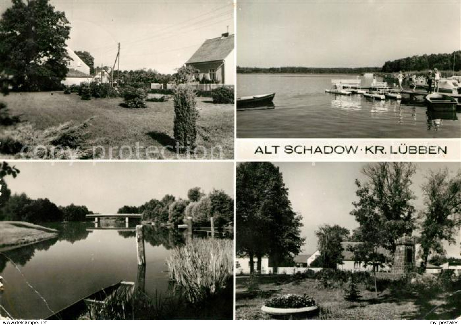 Alt-Schadow Gruenanlage Neuendorfer See Schleuse Dorfplatz