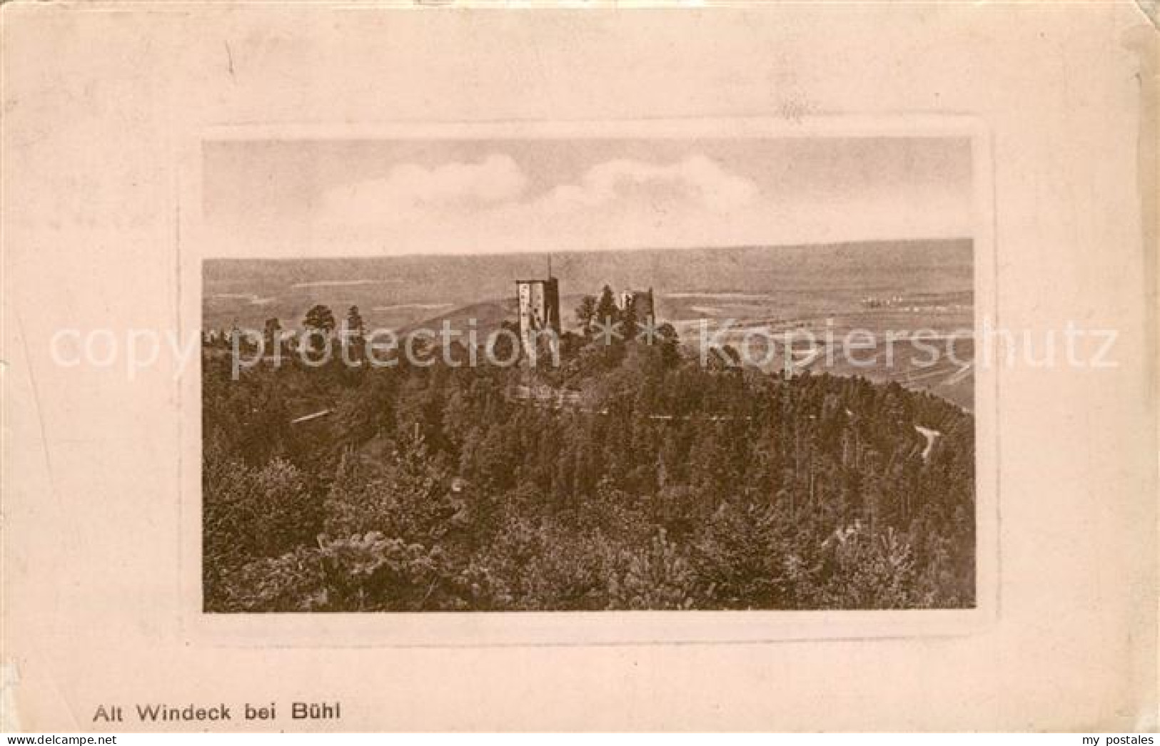 Alt-Windeck Ruine Panorama