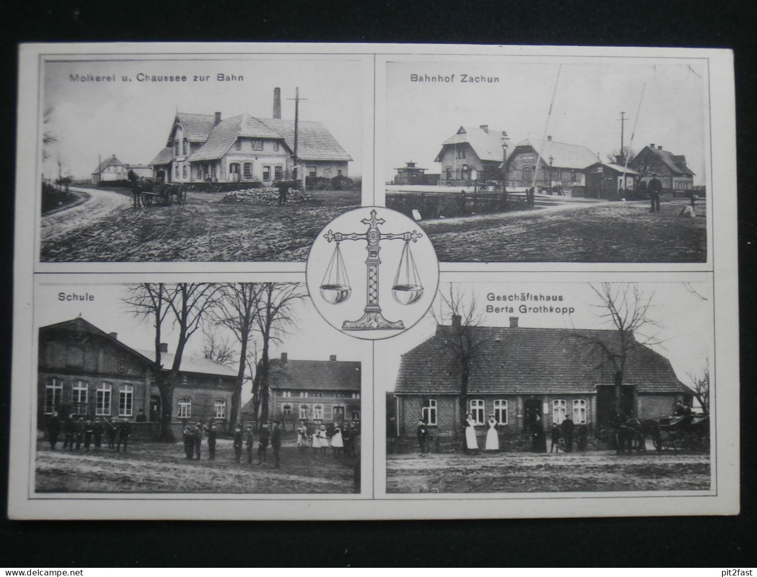 Alt Zachun in Mecklenburg , 1910 ,  b. Hagenow , Ansichtskarte , AK , CPA !!