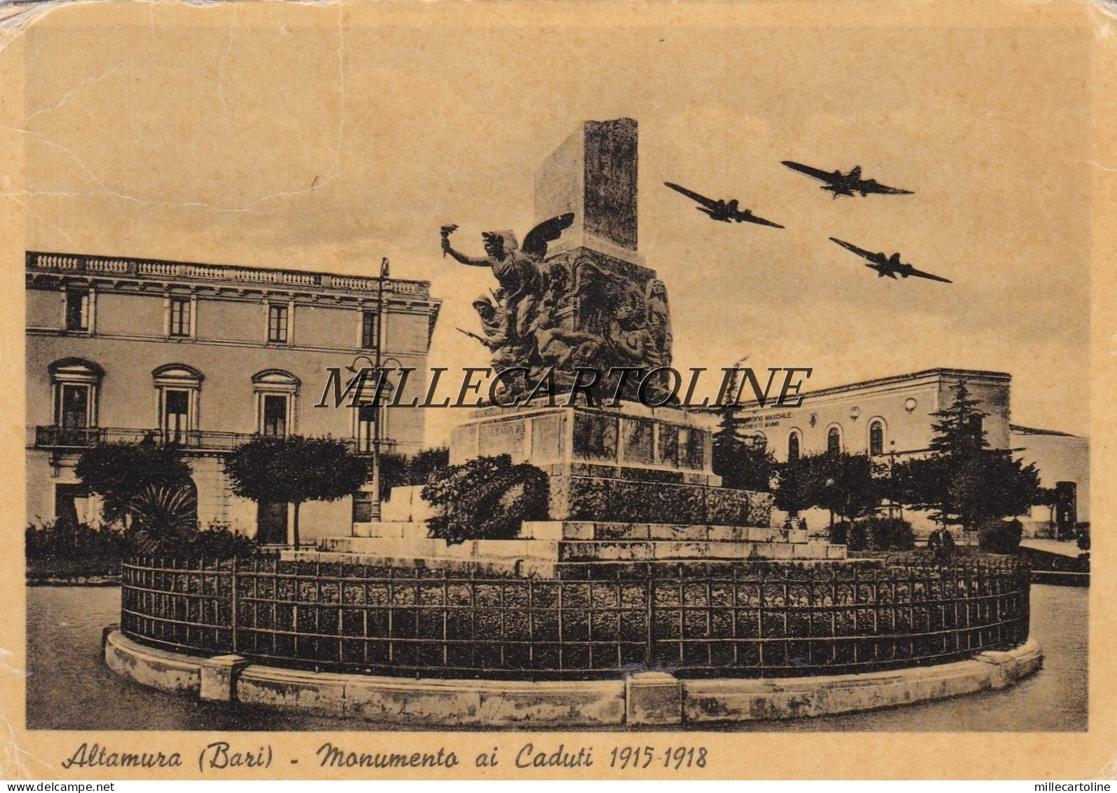 ALTAMURA: Monumento ai Caduti 1915 - 1918     1951