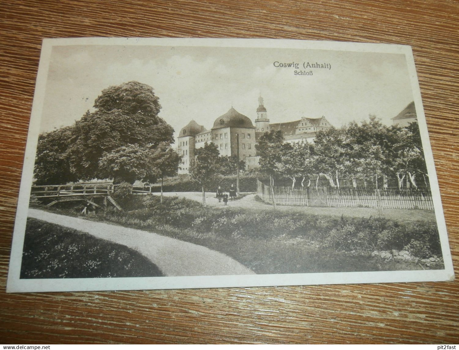 alte AK - Coswig in Anhalt , 1921 , Schloß ,  Ansichtskarte !!