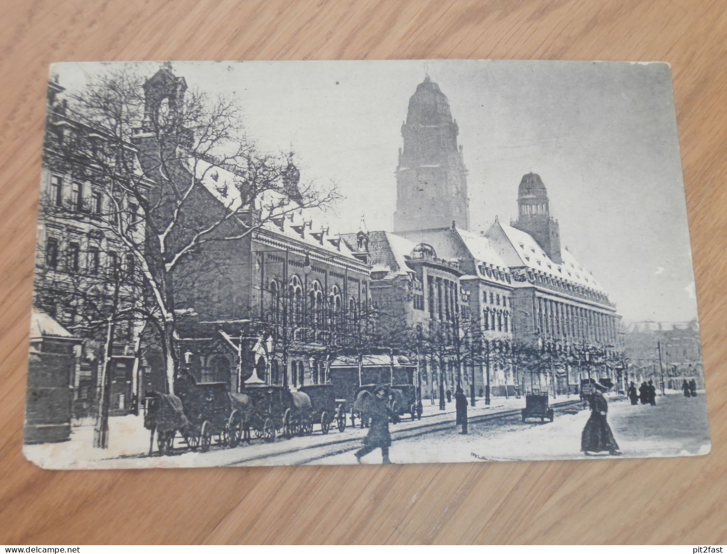 alte AK - Dresden , 1922 , Ringstrasse im Schnee , Ansichtskarte !!