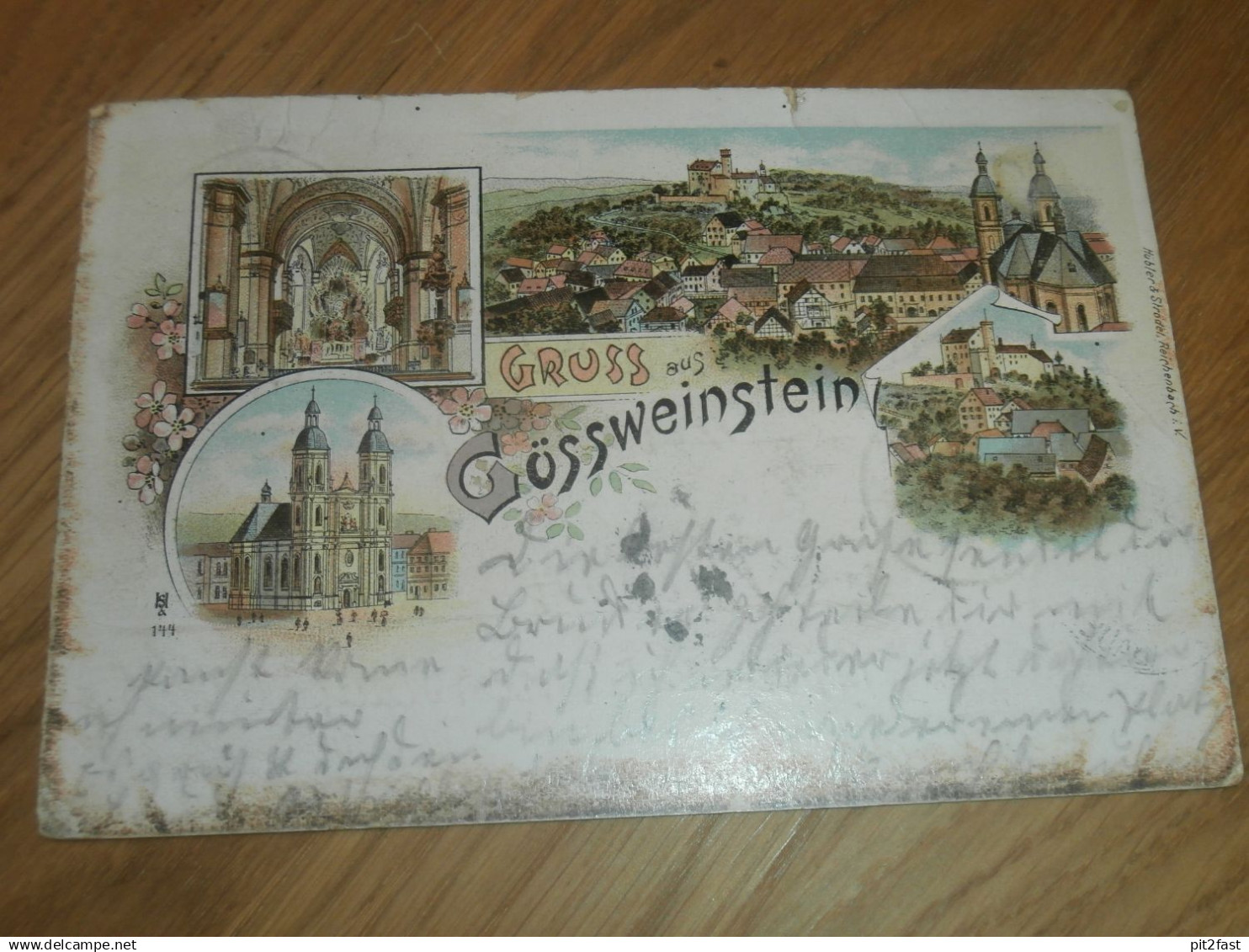 alte AK - Gössweinstein b. Forchheim , 1900 , Litho , Ansichtskarte !!