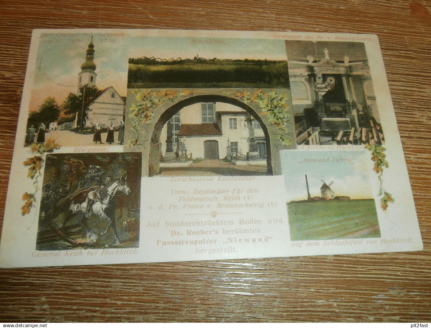 alte AK - Hochkirch , 1905  , Streupulver , Blutgasse , Bautzen Ansichtskarte !!