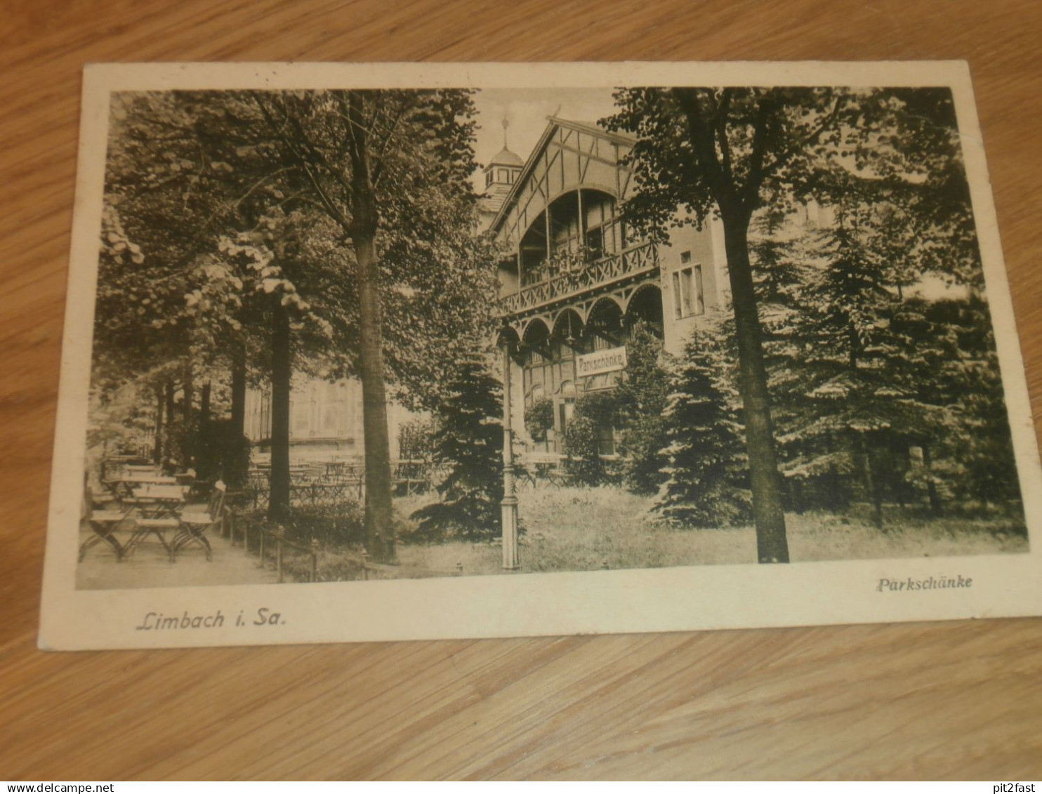 alte AK - Limbach - Oberfrohna , 1925 , Parkschänke , Ansichtskarte !!!