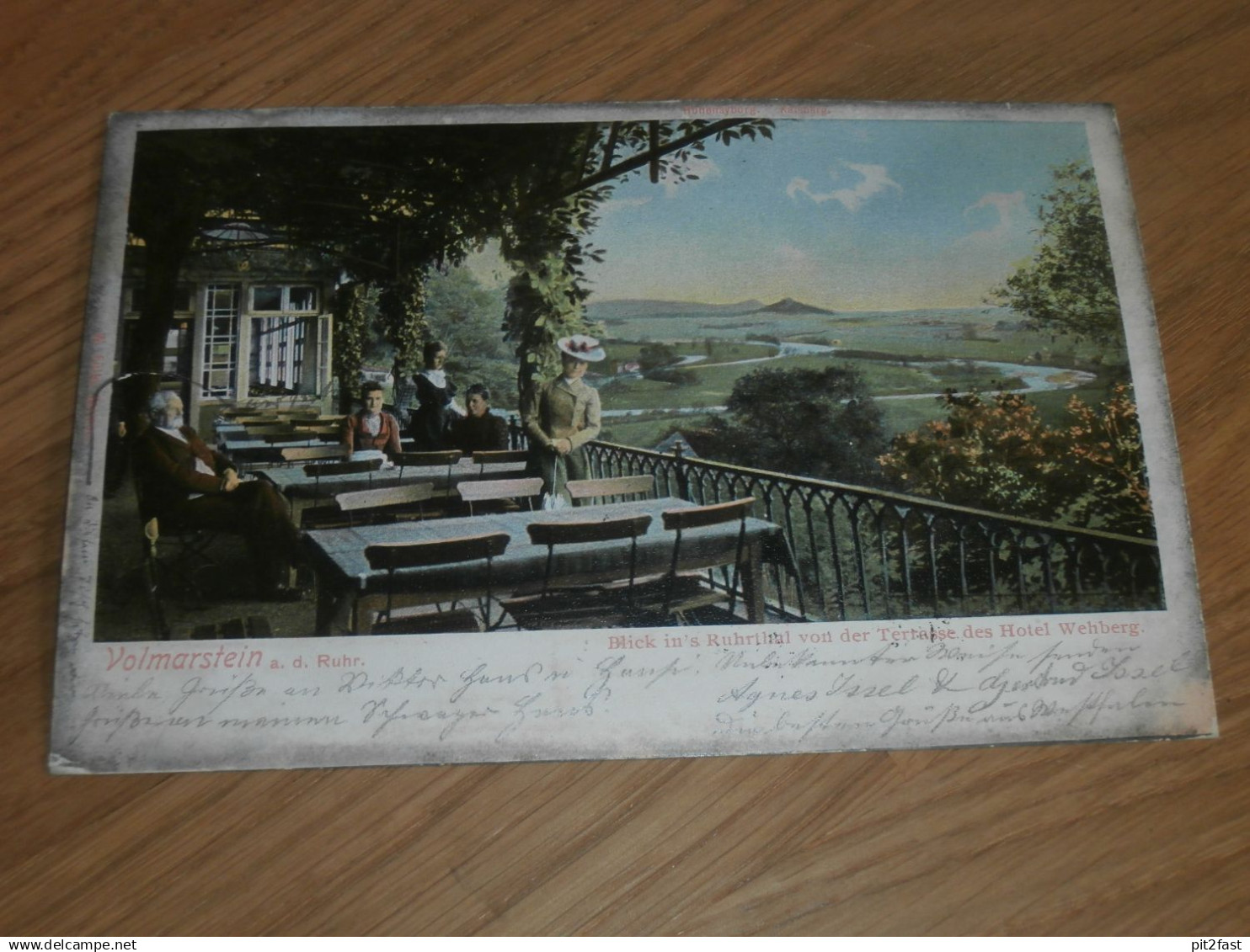 alte AK - Volmarstein a.d. Ruhr , 1906 , Gasthof Wehberg , Wetter , Ansichtskarte !!