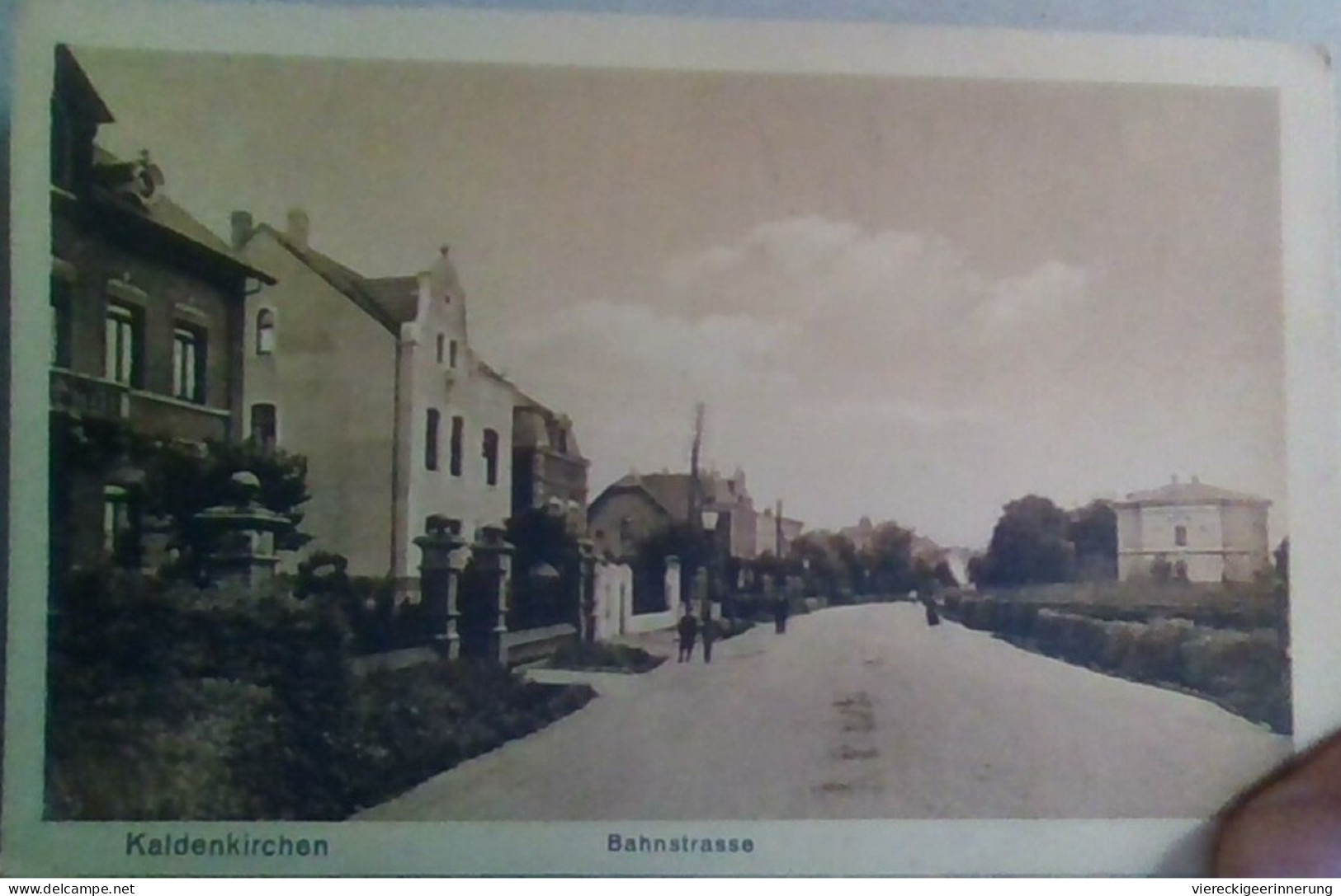 ! alte Ansichtskarte aus Kaldenkirchen , Bahnstraße, Villen, Nettetal