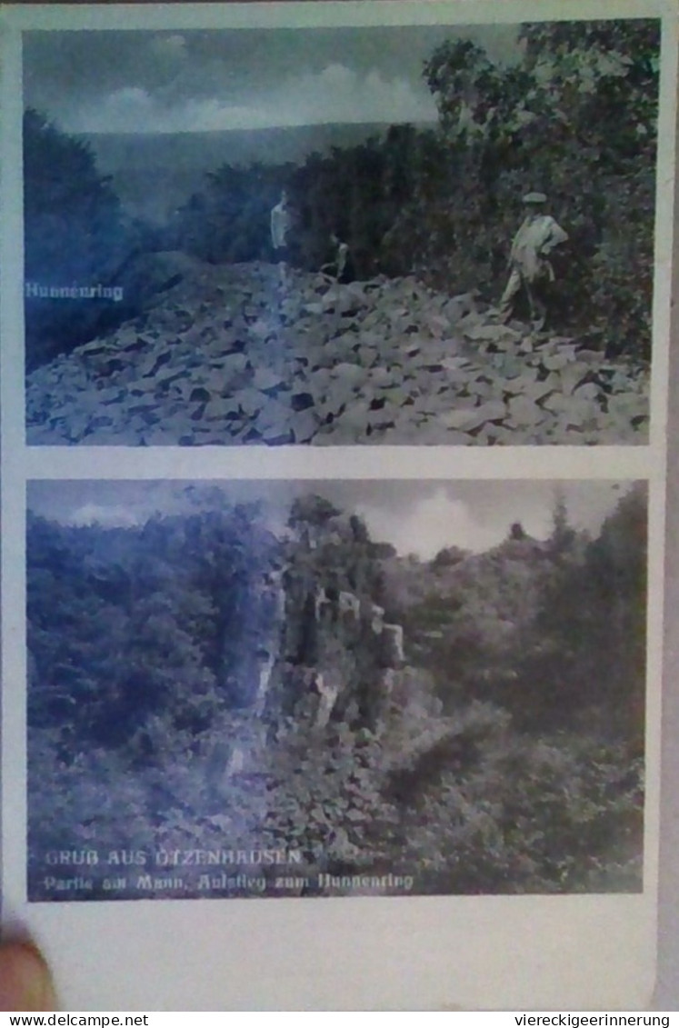 ! alte Ansichtskarte Ringwall von Otzenhausen, Hunnenring, Nonnweiler, Saarland